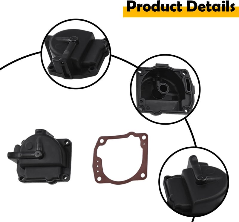 Elsoon 343870 433000 766418 0433000 6Pcs Carburetor Float Chamber Carb Bowl with 335070 Gasket Compatible with Johnson Evinrude 90-100-105-115-135-150-175HP - Image 5